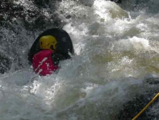  In the heart of the rapids 